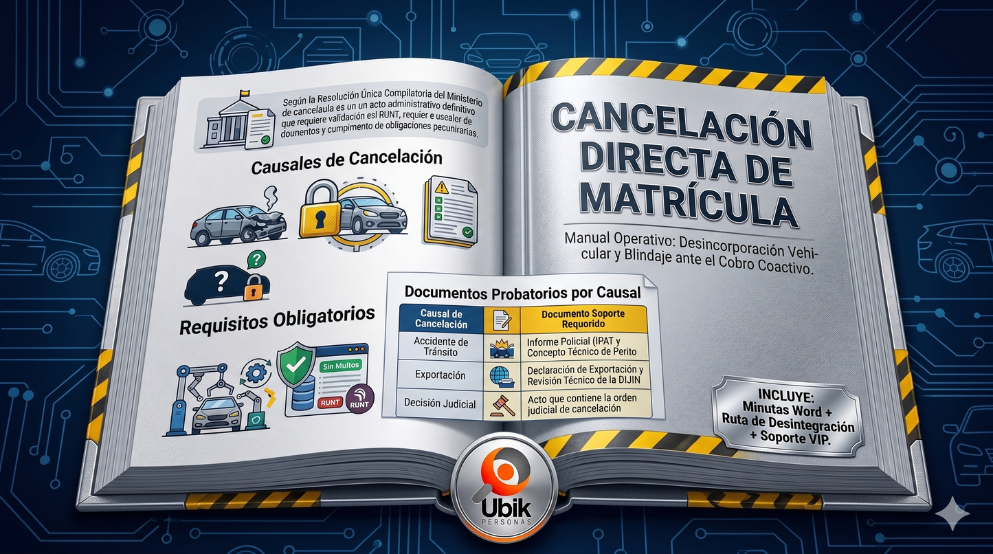 S.O.S. Cancelación Directa: El Método 'Inalcanzable' para Eliminar Vehículos Inexistentes 🛡️⚖️